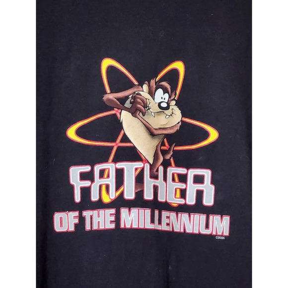 Looney Tunes Taz Father Of The Millennium T-Shirt Men's XL Single Stitch - Picture 4 of 8
